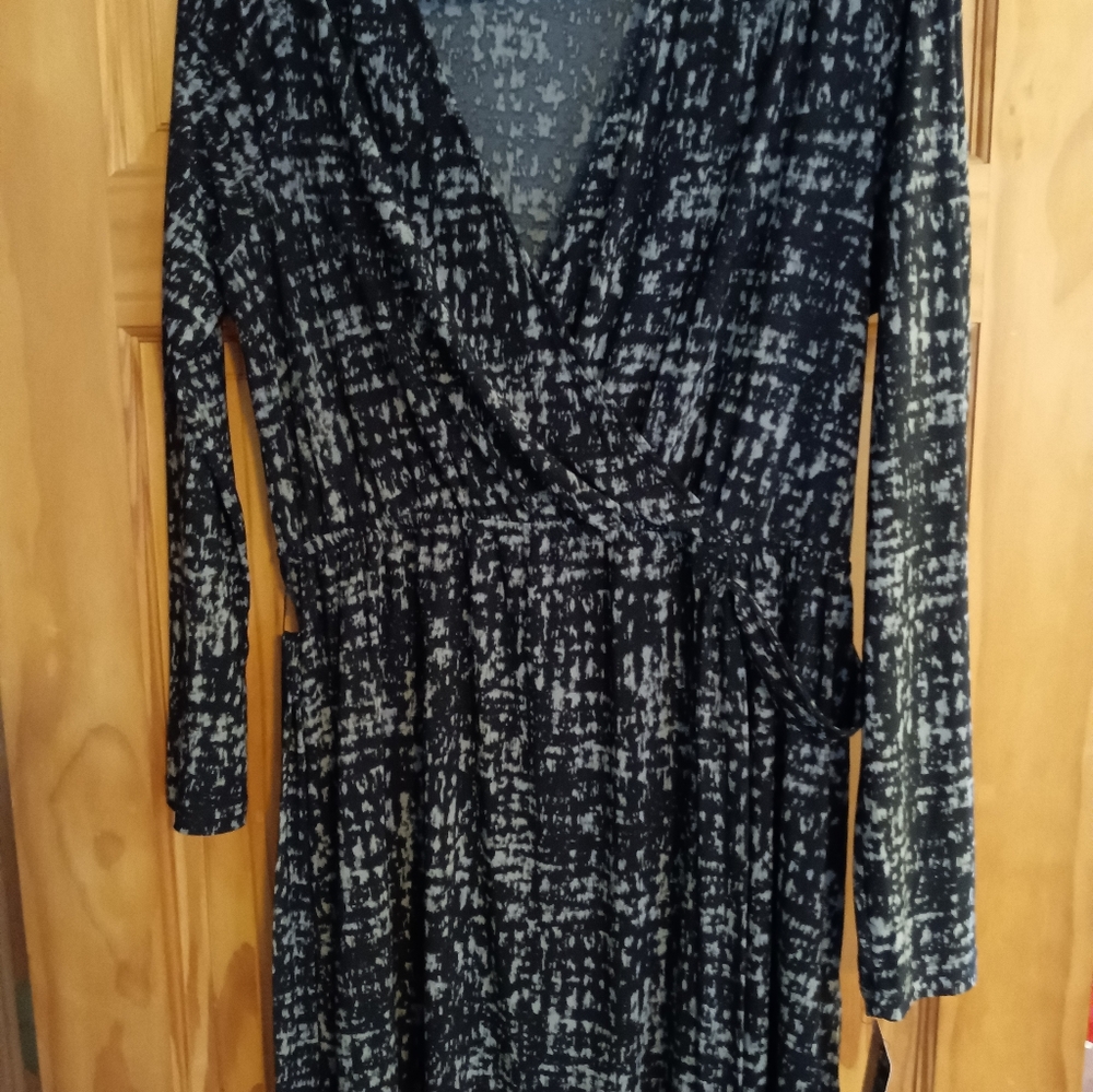 Wrap dress.